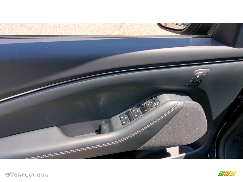 2021 Ford Mustang Mach-E Select eAWD Black Onyx Door Panel Photo #142537430
