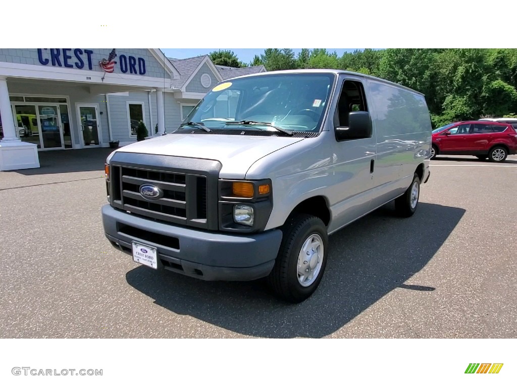 2012 E Series Van E150 Cargo - Ingot Silver Metallic / Medium Flint photo #3