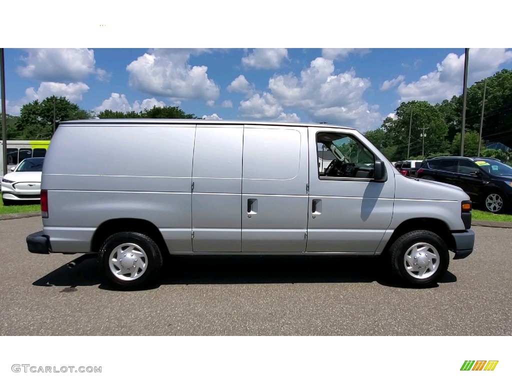 2012 E Series Van E150 Cargo - Ingot Silver Metallic / Medium Flint photo #8