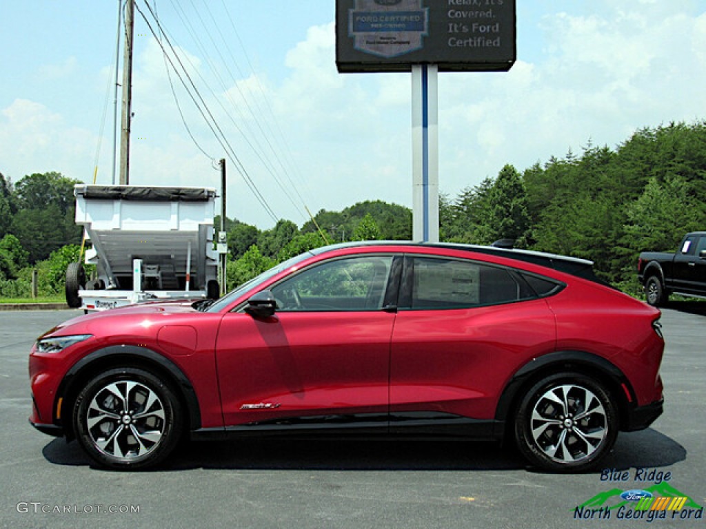 2021 Mustang Mach-E Premium - Rapid Red Metallic / Black Onyx photo #2