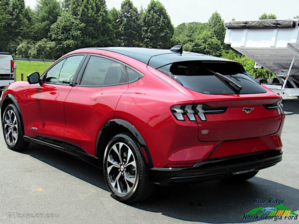 2021 Mustang Mach-E Premium - Rapid Red Metallic / Black Onyx photo #3