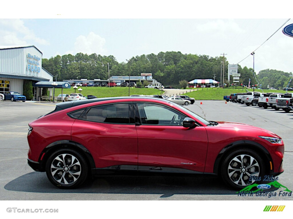 2021 Mustang Mach-E Premium - Rapid Red Metallic / Black Onyx photo #6