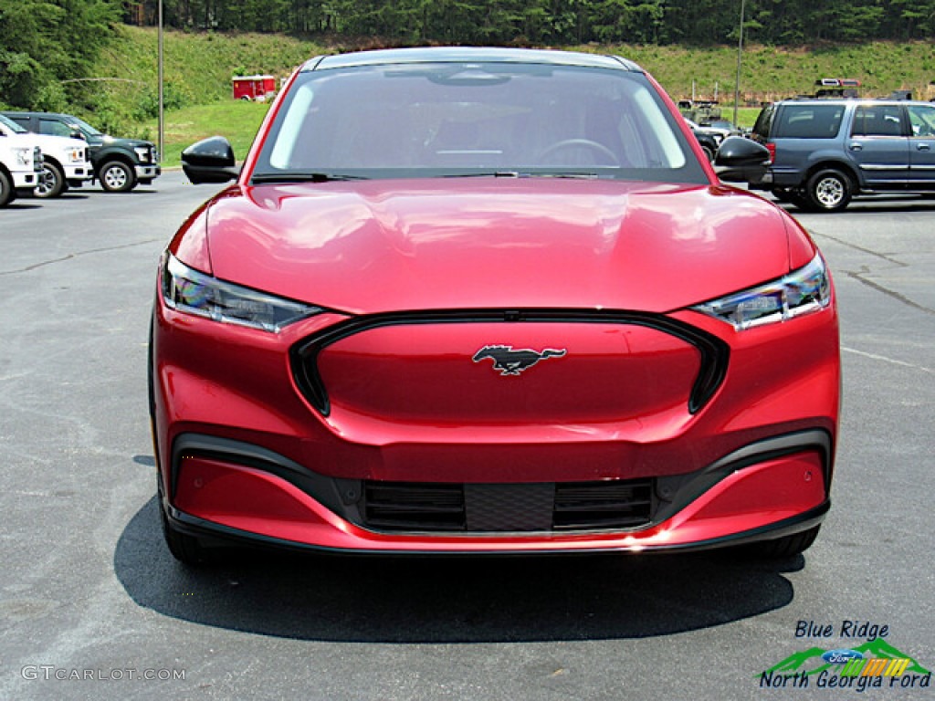 2021 Mustang Mach-E Premium - Rapid Red Metallic / Black Onyx photo #8