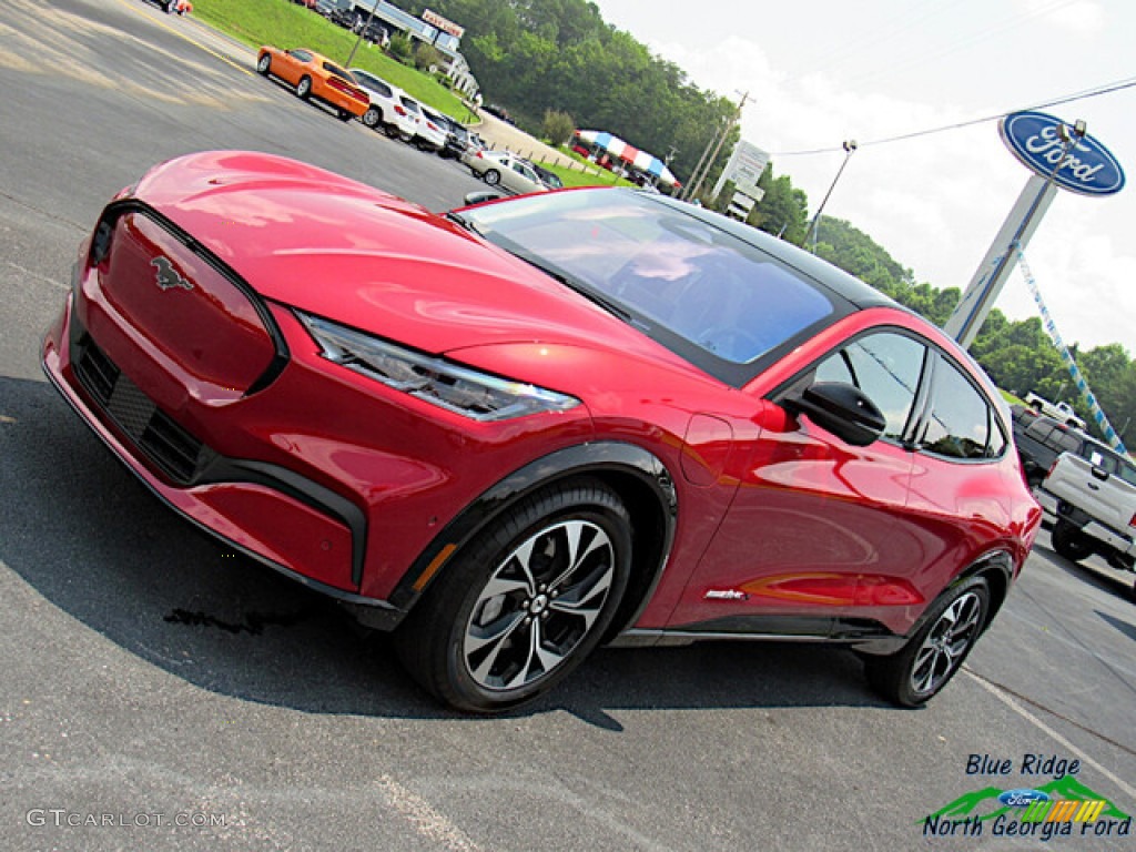 2021 Mustang Mach-E Premium - Rapid Red Metallic / Black Onyx photo #27