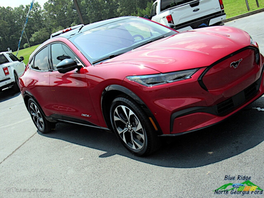 2021 Mustang Mach-E Premium - Rapid Red Metallic / Black Onyx photo #28