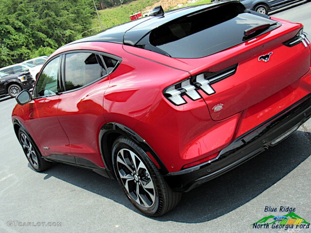 2021 Mustang Mach-E Premium - Rapid Red Metallic / Black Onyx photo #30