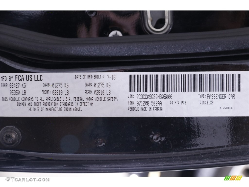 2016 300 Color Code PX8 for Gloss Black Photo #142538865