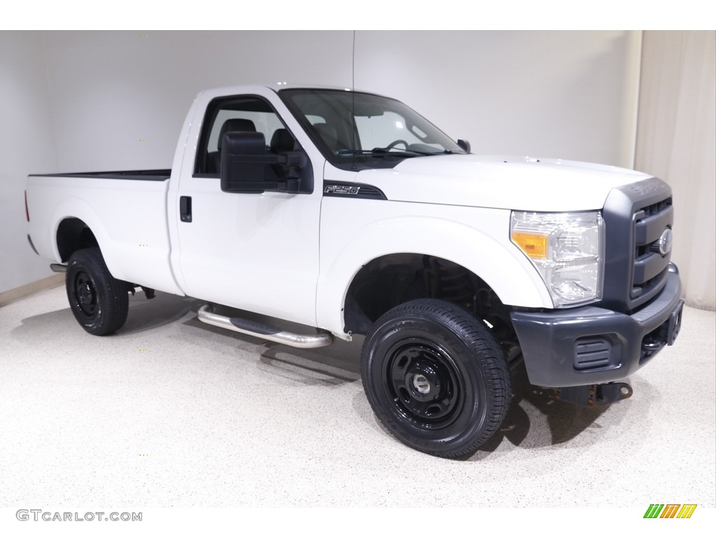 Oxford White 2016 Ford F250 Super Duty XL Regular Cab 4x4 Exterior Photo #142538886