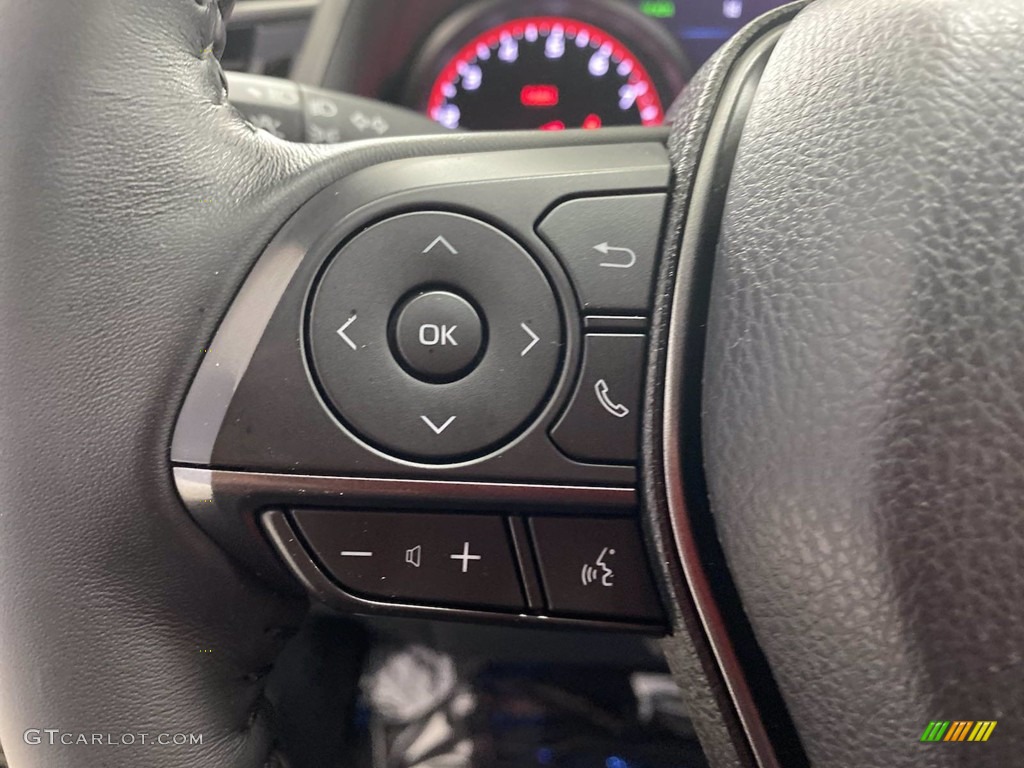 2021 Toyota Camry XSE Cockpit Red Steering Wheel Photo #142538970