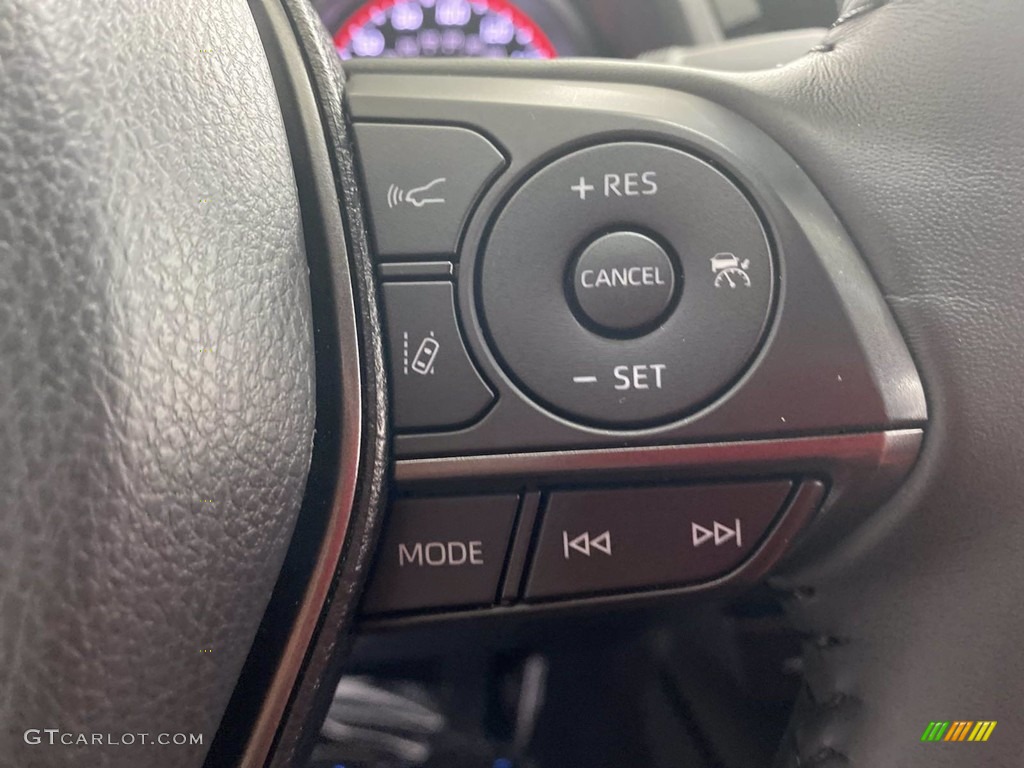 2021 Toyota Camry XSE Cockpit Red Steering Wheel Photo #142538991