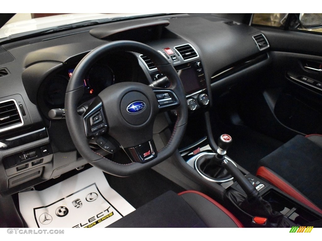 Carbon Black Interior 2020 Subaru WRX STI Photo #142539201