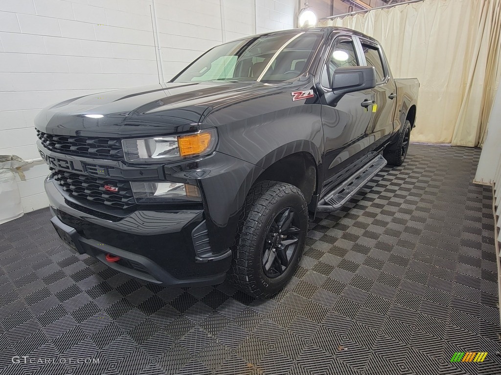 2019 Silverado 1500 Custom Z71 Trail Boss Crew Cab 4WD - Black / Jet Black photo #4