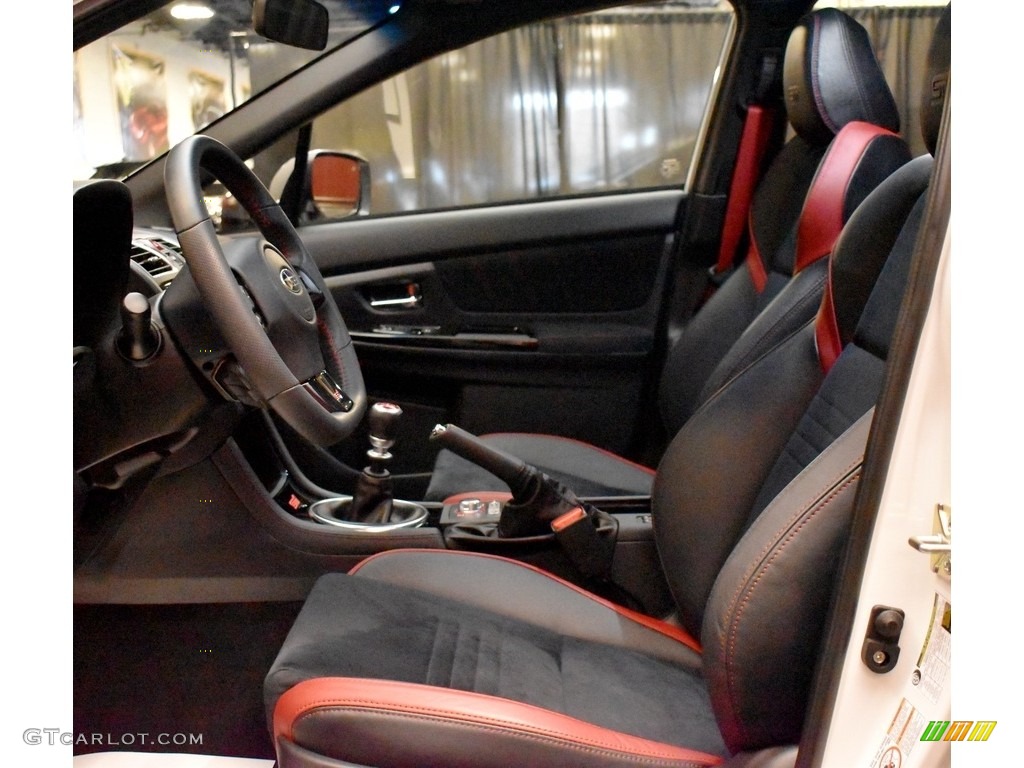 Carbon Black Interior 2020 Subaru WRX STI Photo #142539225