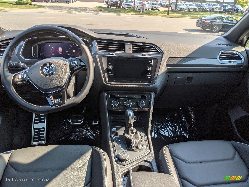 Titan Black Interior 2021 Volkswagen Tiguan SEL Premium R-Line 4Motion Photo #142539312