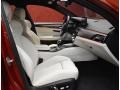 2021 BMW M5 Smoke White/Black Interior Front Seat Photo