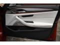 2021 BMW M5 Smoke White/Black Interior Door Panel Photo