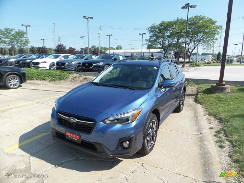 2019 Crosstrek 2.0i Limited - Quartz Blue Pearl / Black photo #1