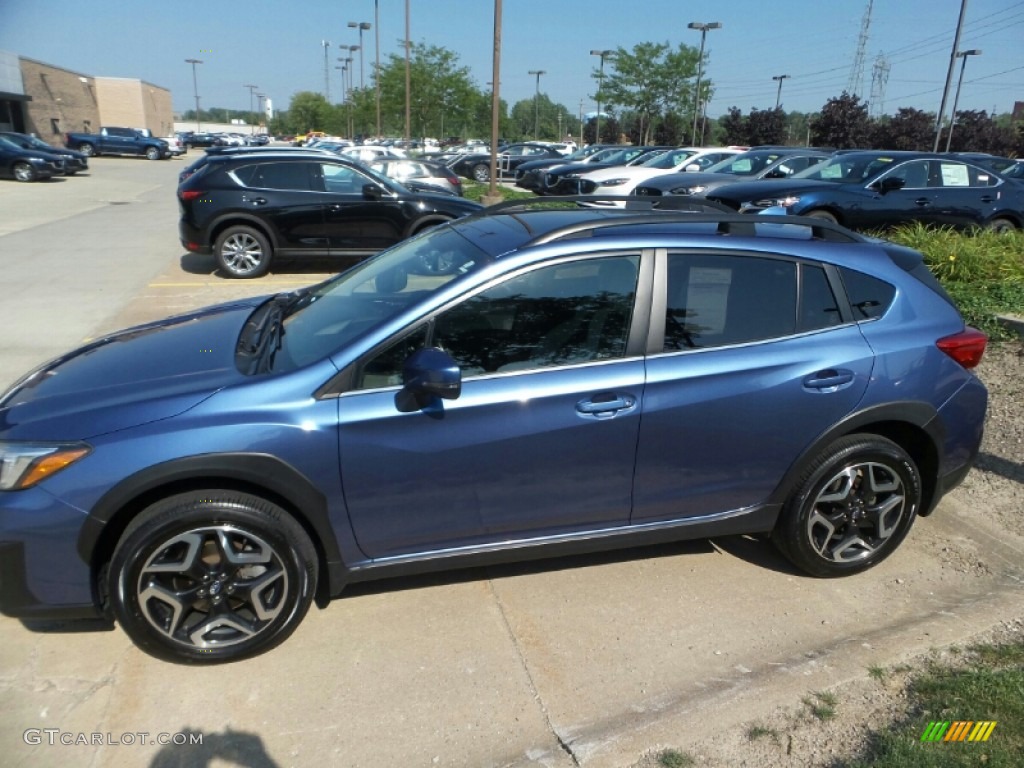 2019 Crosstrek 2.0i Limited - Quartz Blue Pearl / Black photo #2