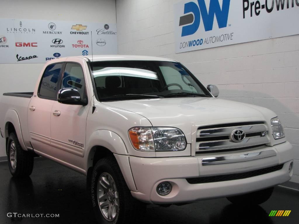 2006 Tundra SR5 Double Cab - Natural White / Light Charcoal photo #1