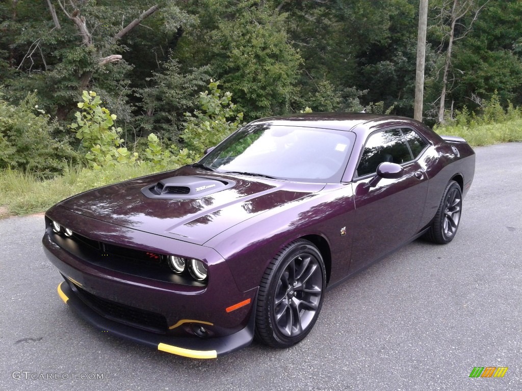 2021 Challenger R/T Scat Pack Shaker - Hellraisin / Black photo #2