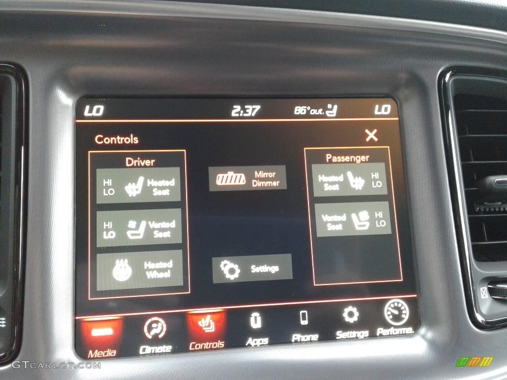 2021 Dodge Challenger R/T Scat Pack Shaker Controls Photo #142541559