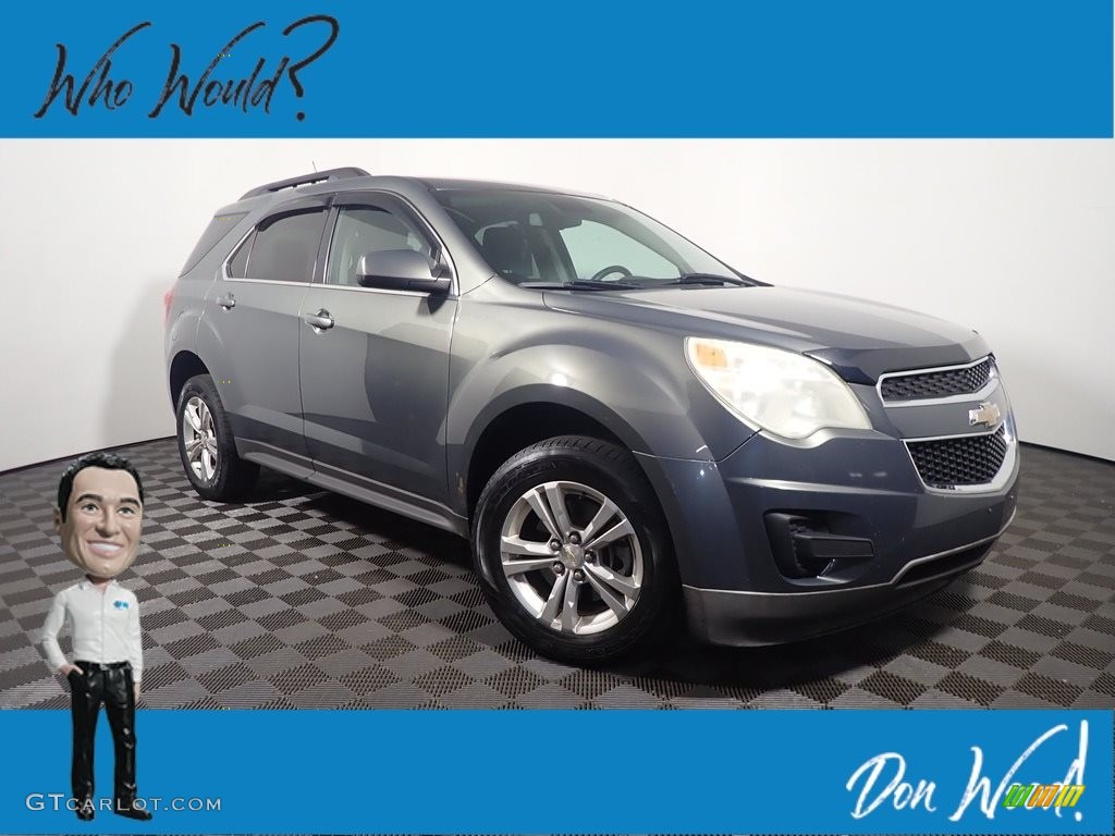 2013 Equinox LT AWD - Steel Green Metallic / Light Titanium/Jet Black photo #1
