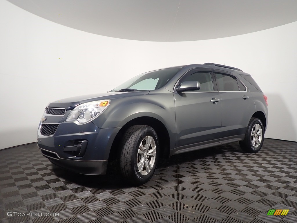 2013 Equinox LT AWD - Steel Green Metallic / Light Titanium/Jet Black photo #8