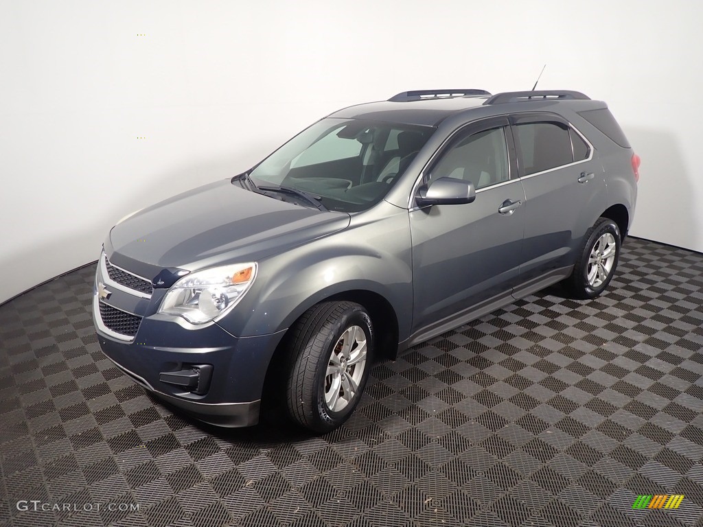 2013 Equinox LT AWD - Steel Green Metallic / Light Titanium/Jet Black photo #9