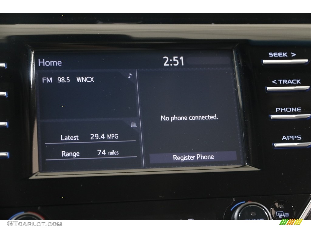 2018 Camry XLE - Celestial Silver Metallic / Ash photo #10