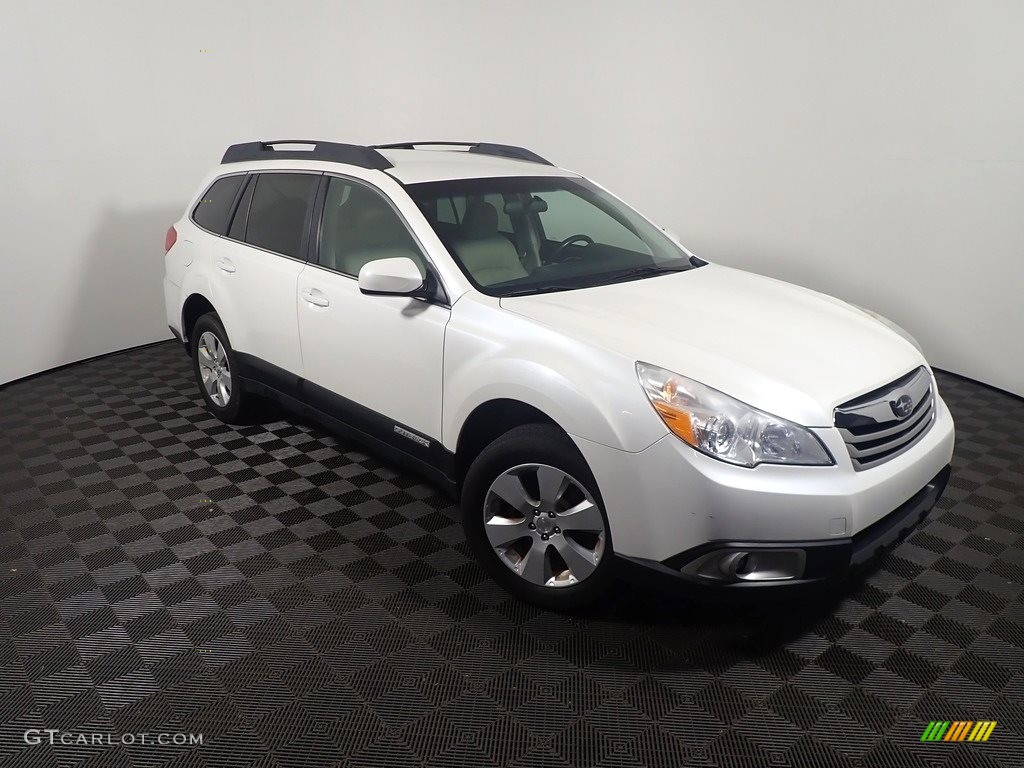Satin White Pearl 2012 Subaru Outback 2.5i Premium Exterior Photo #142542771