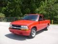 1999 Victory Red Chevrolet S10 LS Extended Cab  photo #7