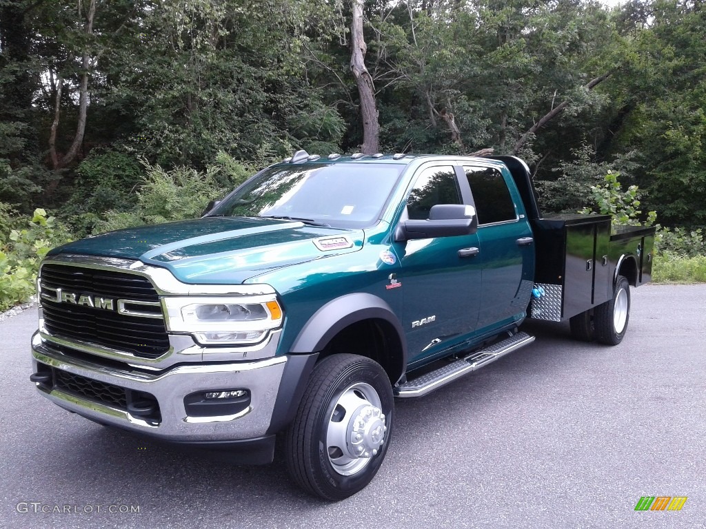 Timberline Green Pearl 2021 Ram 4500 SLT Crew Cab 4x4 Chassis Exterior Photo #142543932