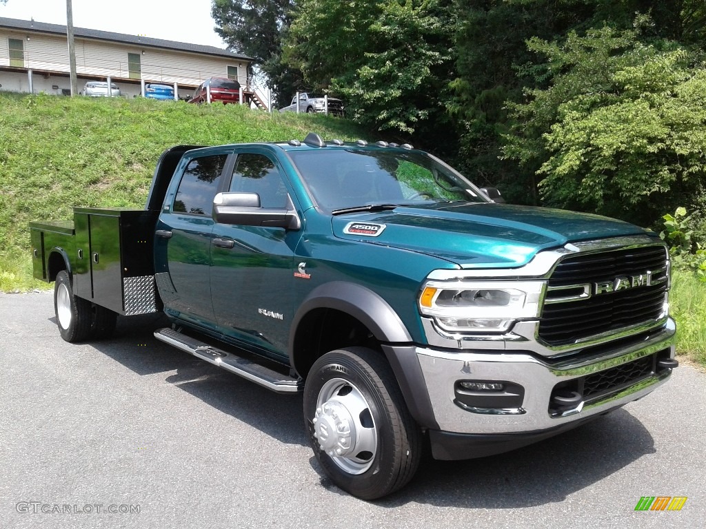 Timberline Green Pearl 2021 Ram 4500 SLT Crew Cab 4x4 Chassis Exterior Photo #142543983