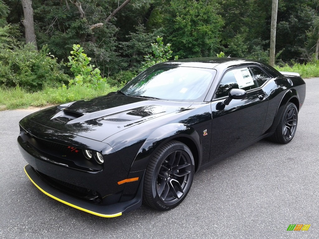 Pitch Black 2021 Dodge Challenger R/T Scat Pack Widebody Exterior Photo #142545567
