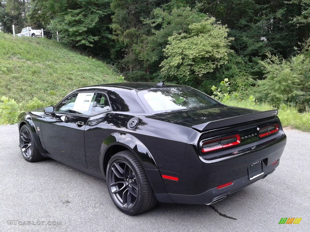 2021 Challenger R/T Scat Pack Widebody - Pitch Black / Black photo #8