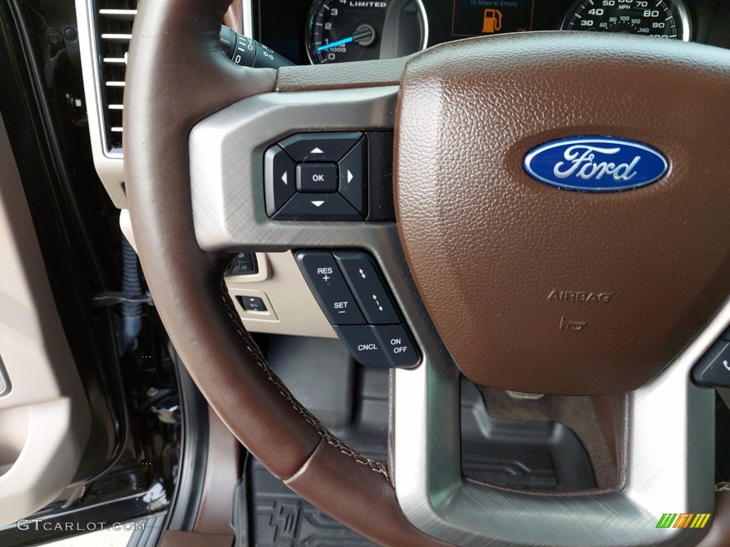 2020 Ford F150 Limited SuperCrew 4x4 Limited Unique Camelback Steering Wheel Photo #142547539