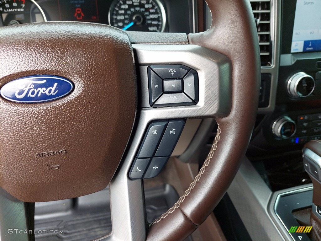 2020 Ford F150 Limited SuperCrew 4x4 Limited Unique Camelback Steering Wheel Photo #142547563