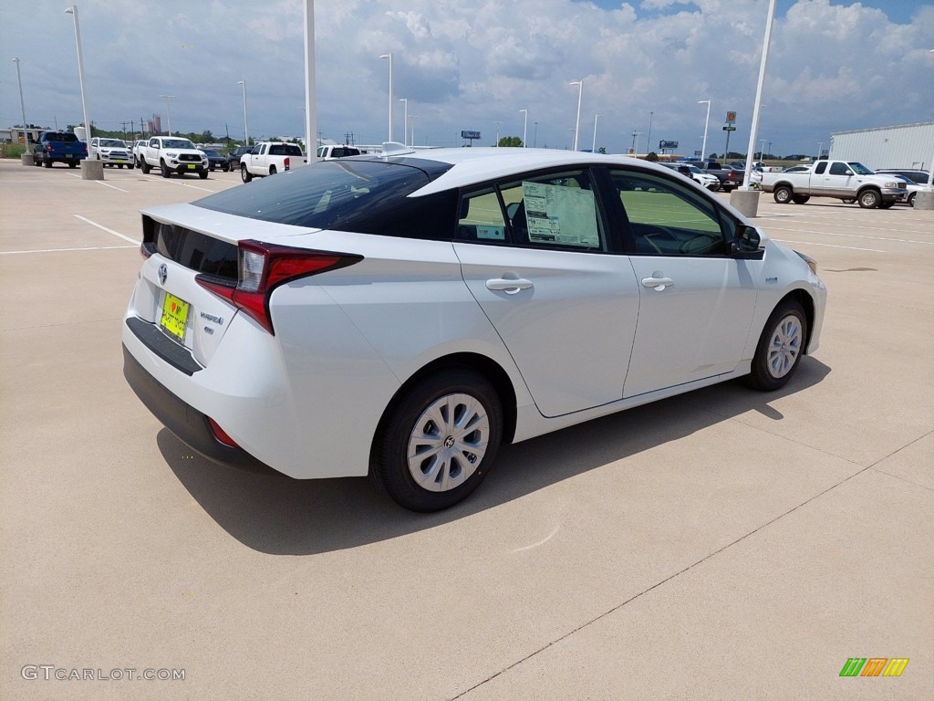 2021 Prius L Eco - Wind Chill Pearl / Black photo #6