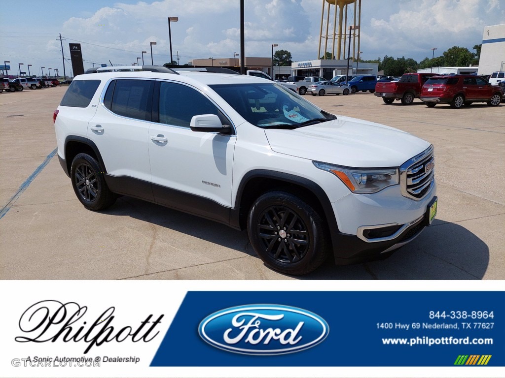 2018 Acadia SLT - Summit White / Jet Black photo #1