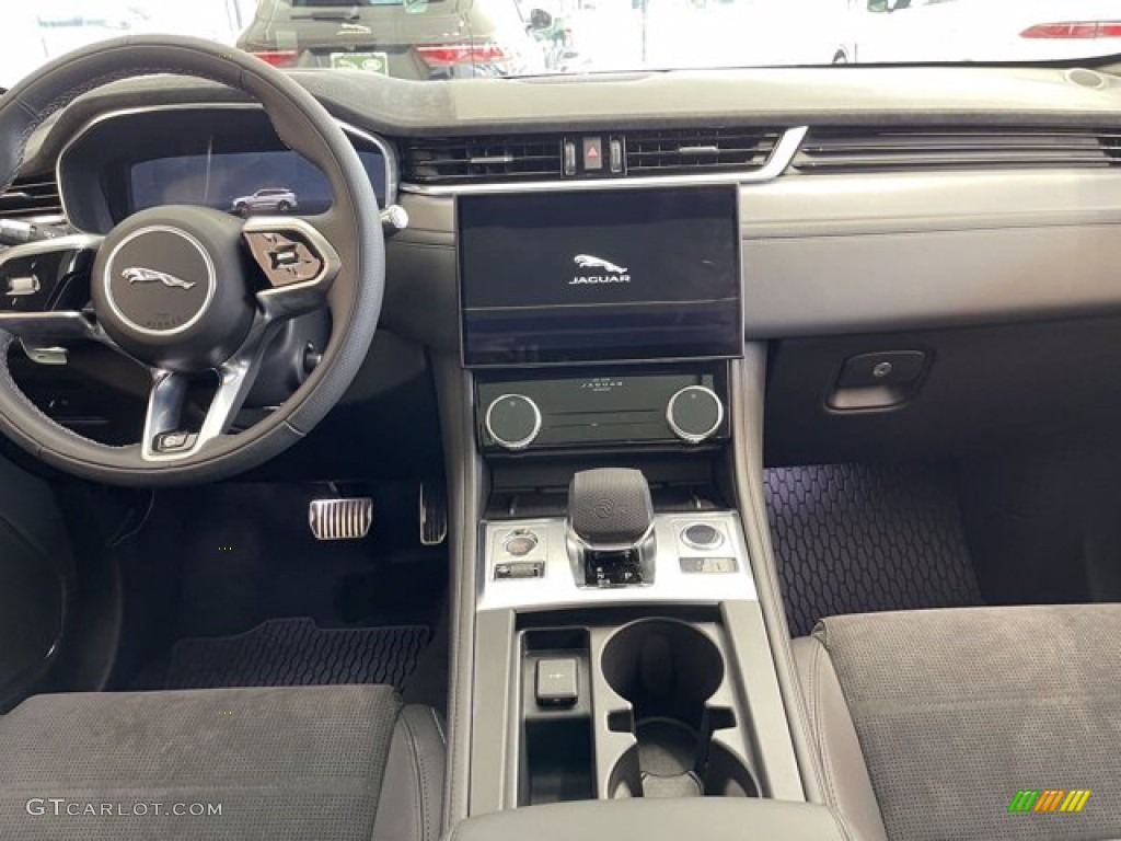 2021 Jaguar F-PACE SVR Ebony/Ebony Dashboard Photo #142547965