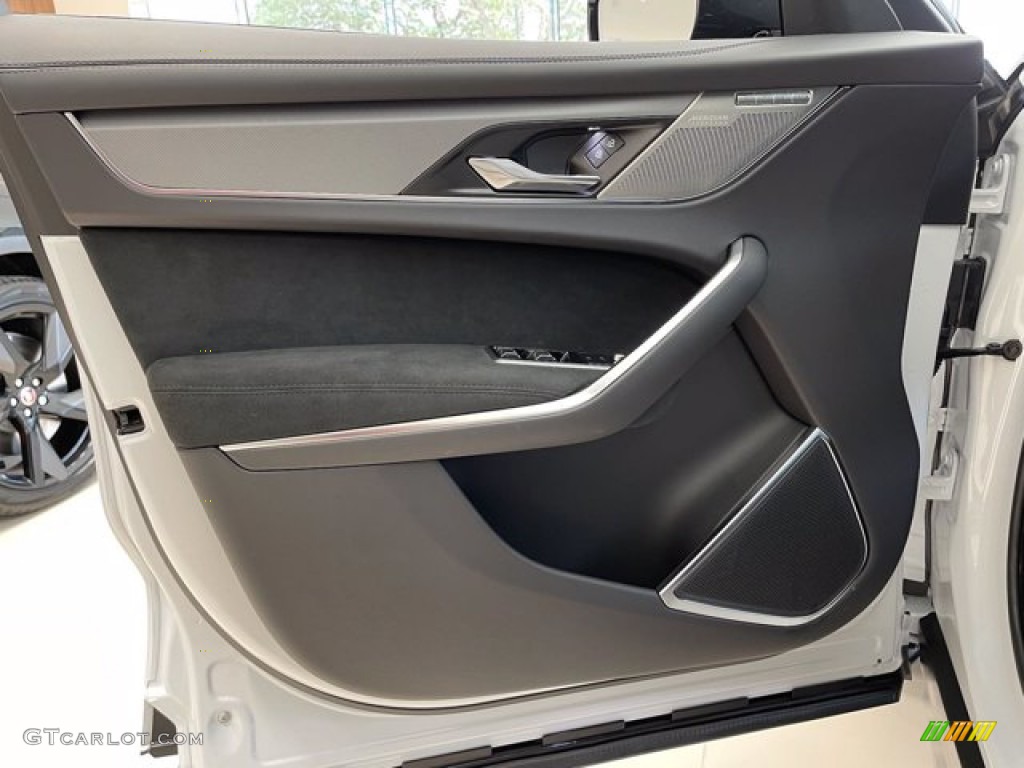 2021 Jaguar F-PACE SVR Ebony/Ebony Door Panel Photo #142548157