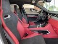 Ebony/Mars Red Interior Photo for 2021 Jaguar F-PACE #142548532