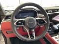 Ebony/Mars Red Steering Wheel Photo for 2021 Jaguar F-PACE #142548787