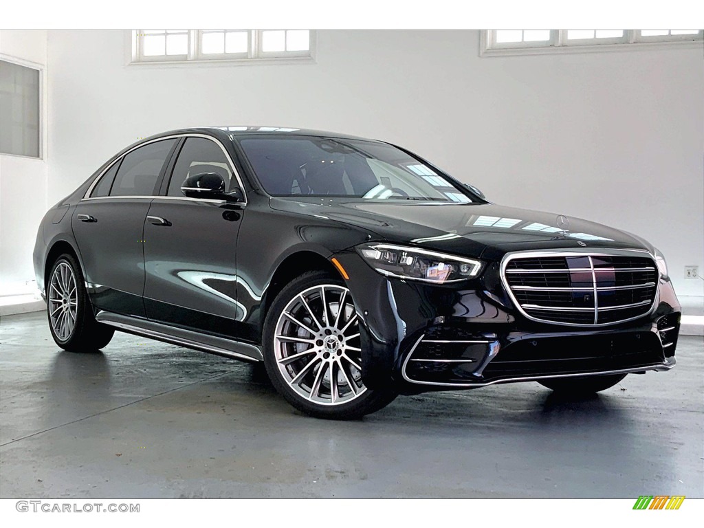Black 2021 Mercedes-Benz S 580 4Matic Sedan Exterior Photo #142549291