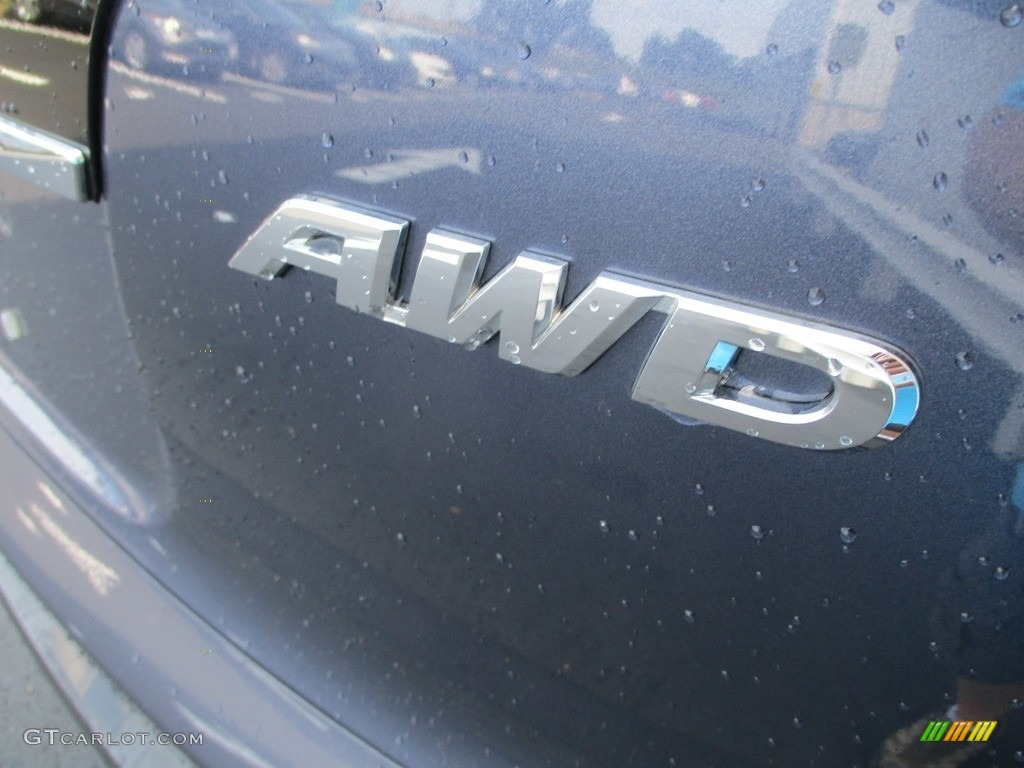 2012 CR-V EX 4WD - Twilight Blue Metallic / Gray photo #6