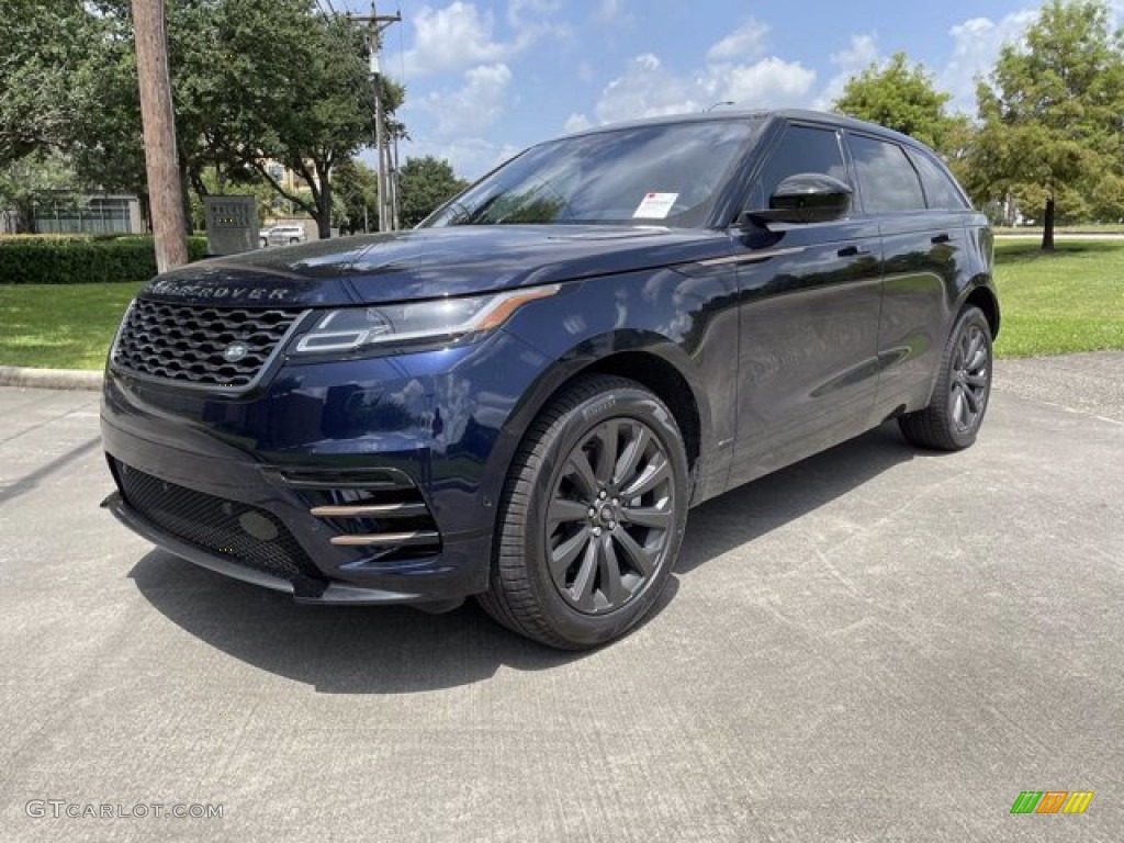 Portofino Blue Metallic 2021 Land Rover Range Rover Velar R-Dynamic S Exterior Photo #142549687