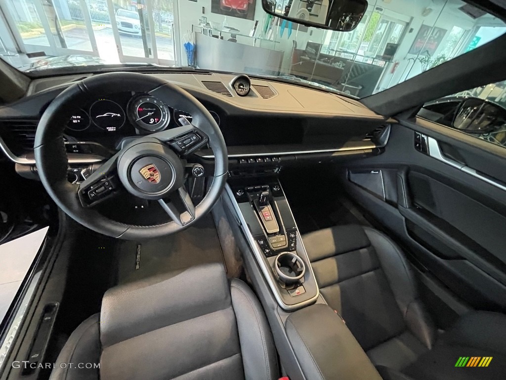 Black Interior 2021 Porsche 911 Turbo S Photo #142550632