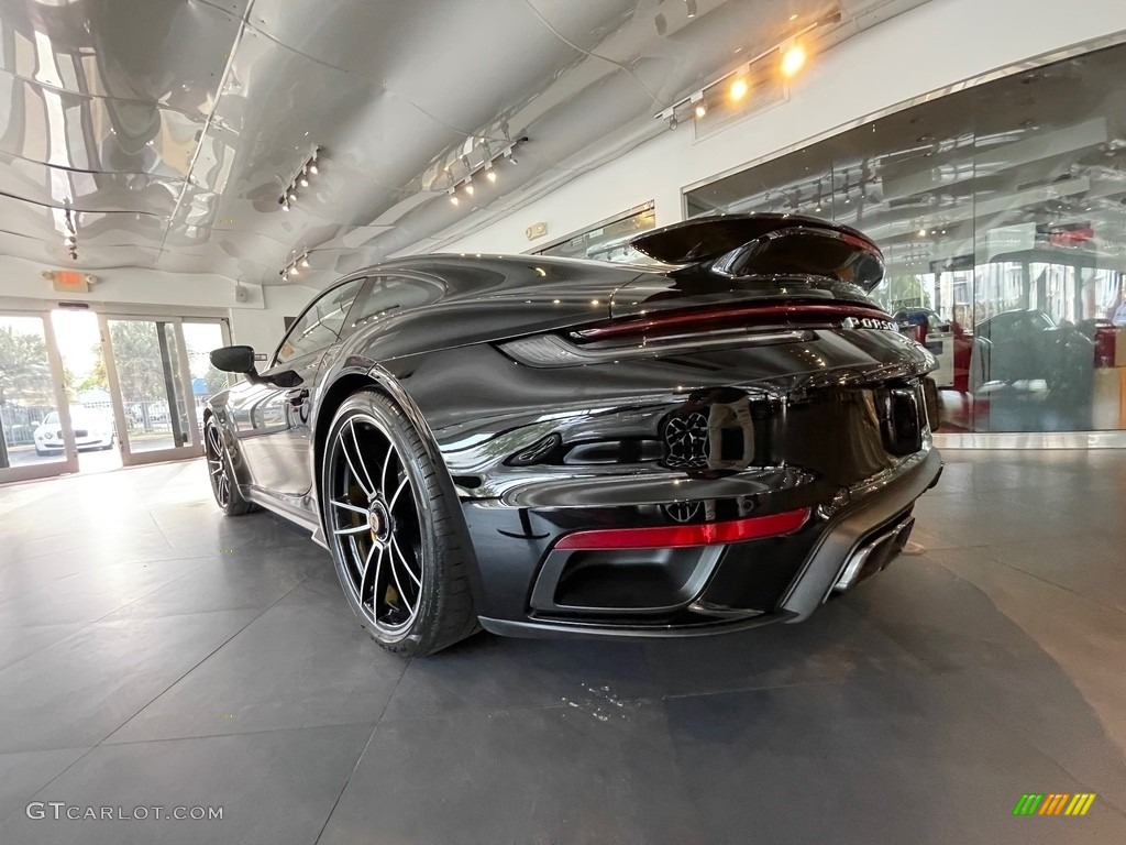 2021 911 Turbo S - Black / Black photo #4