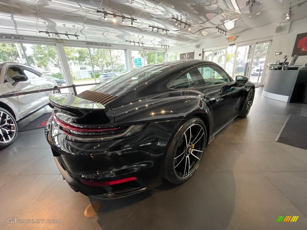 Black 2021 Porsche 911 Turbo S Exterior Photo #142550704