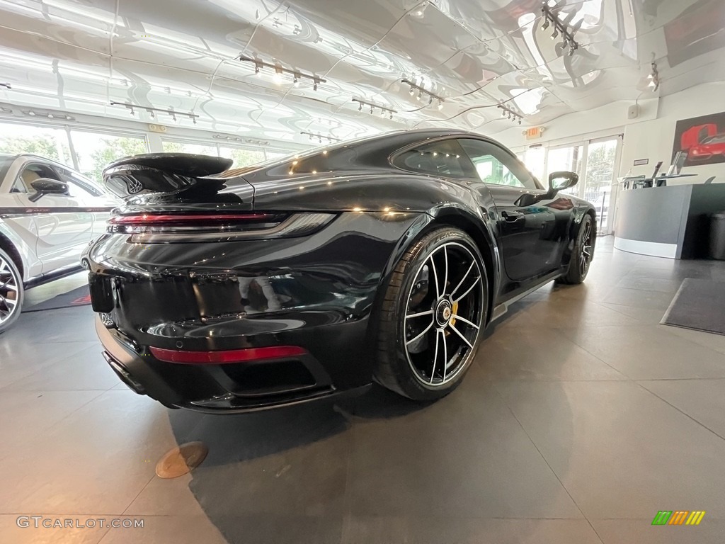 2021 911 Turbo S - Black / Black photo #6